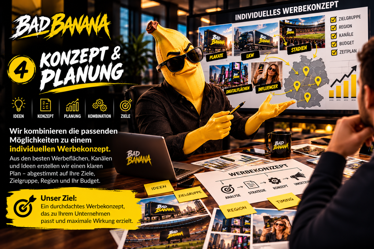 🍌 KONZEPT & PLANUNG