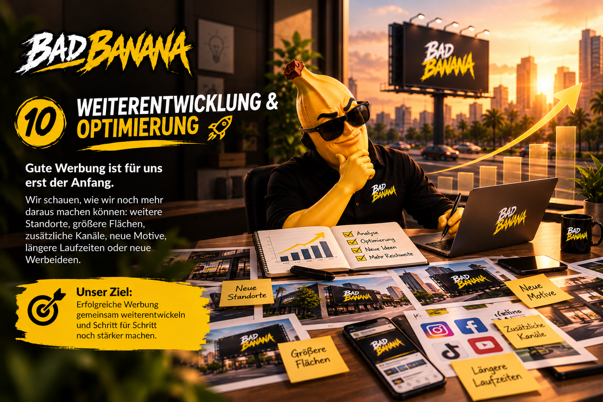 🍌 WEITERENTWICKLUNG & OPTIMIERUNG 🚀
